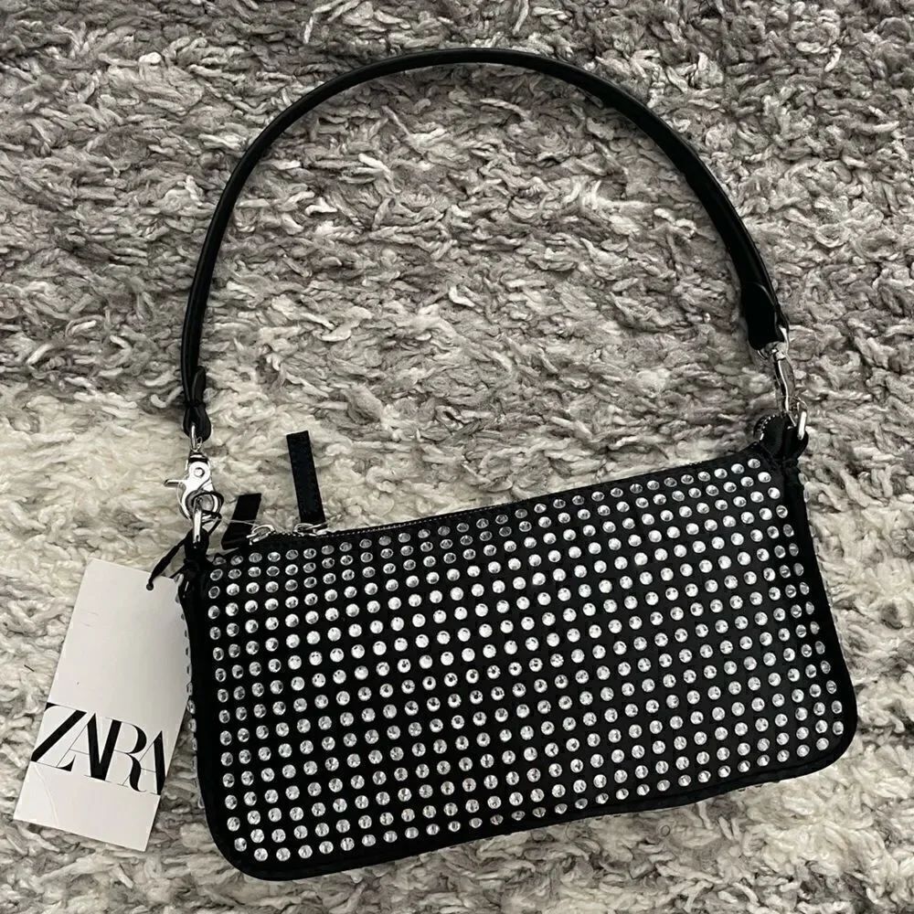 NWT Zara Sparkly Shoulder Bag
